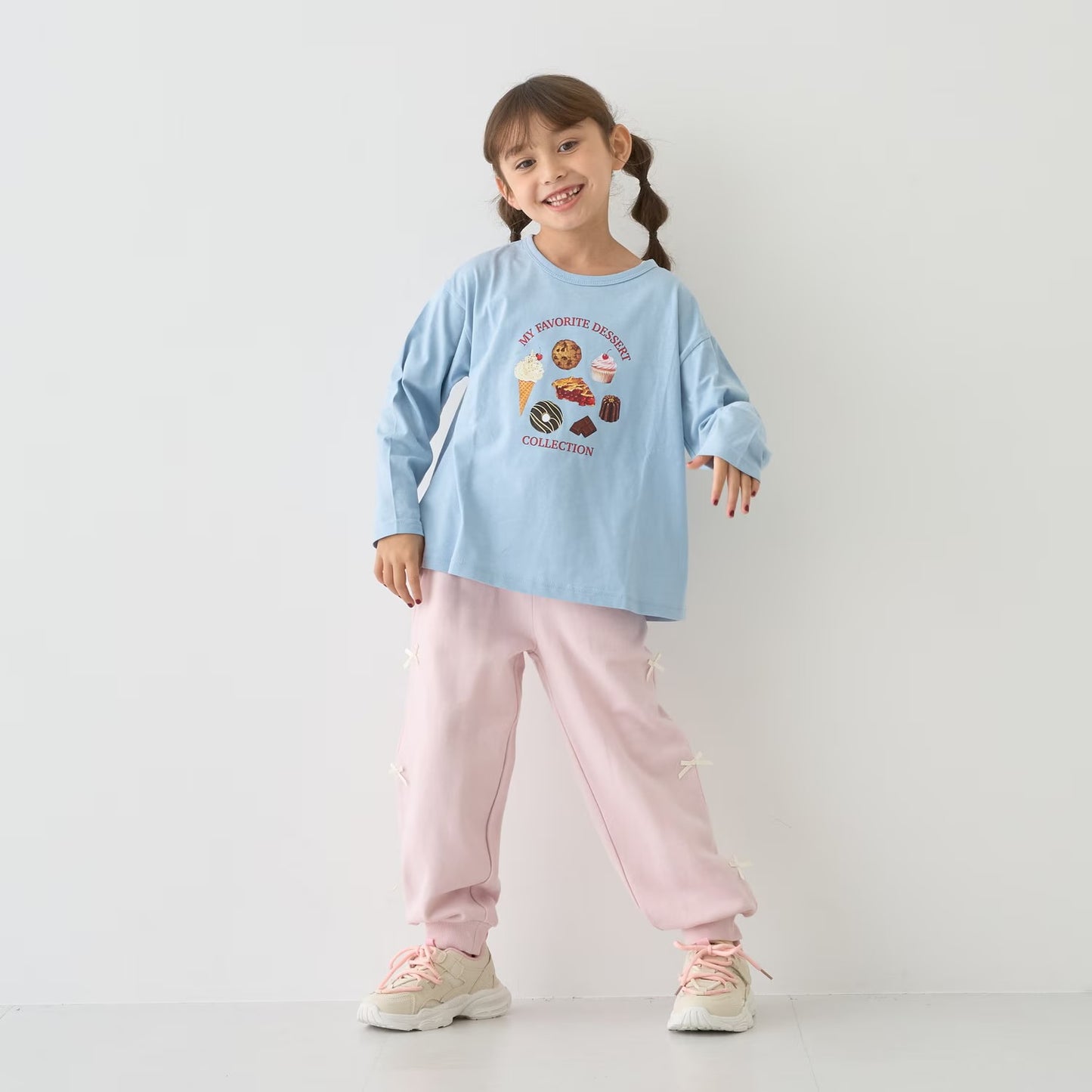 Japanese children's clothing Ly# mine tank top and shorts set 100-150cm girls summer TOPS PANTS 