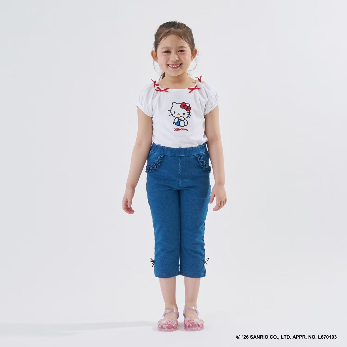 Japanese children's clothing Ly# mine tank top and shorts set 100-150cm girls summer TOPS PANTS 