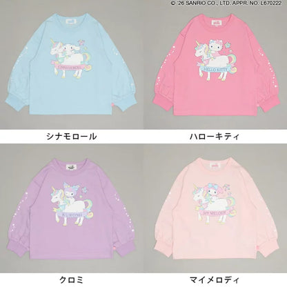 日本童裝 BDL x Sanrio 印花上衣 90-140cm 女童款 冬季 TOPS