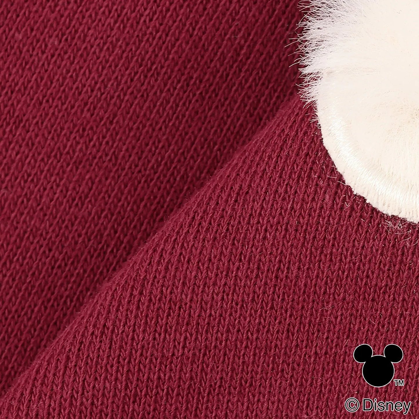 日本童裝 pe#main x Disney 毛毛圖案衛衣 80-130cm 男童款/女童款 冬季 TOPS 聖誕紅/新年紅