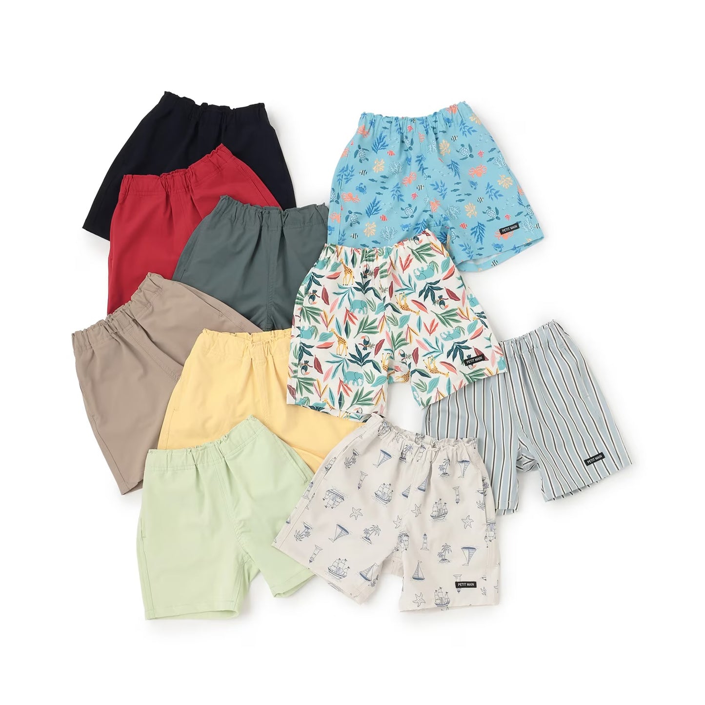 日本童裝 pe#main 水陸兩用 沙灘短褲 80-130cm 男童款 PANTS 夏日玩水泳衣特輯