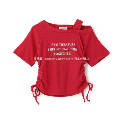 Lovetoxic Japanese children's clothing waist-length tops (140-160cm) for girls (summer TOPS) 