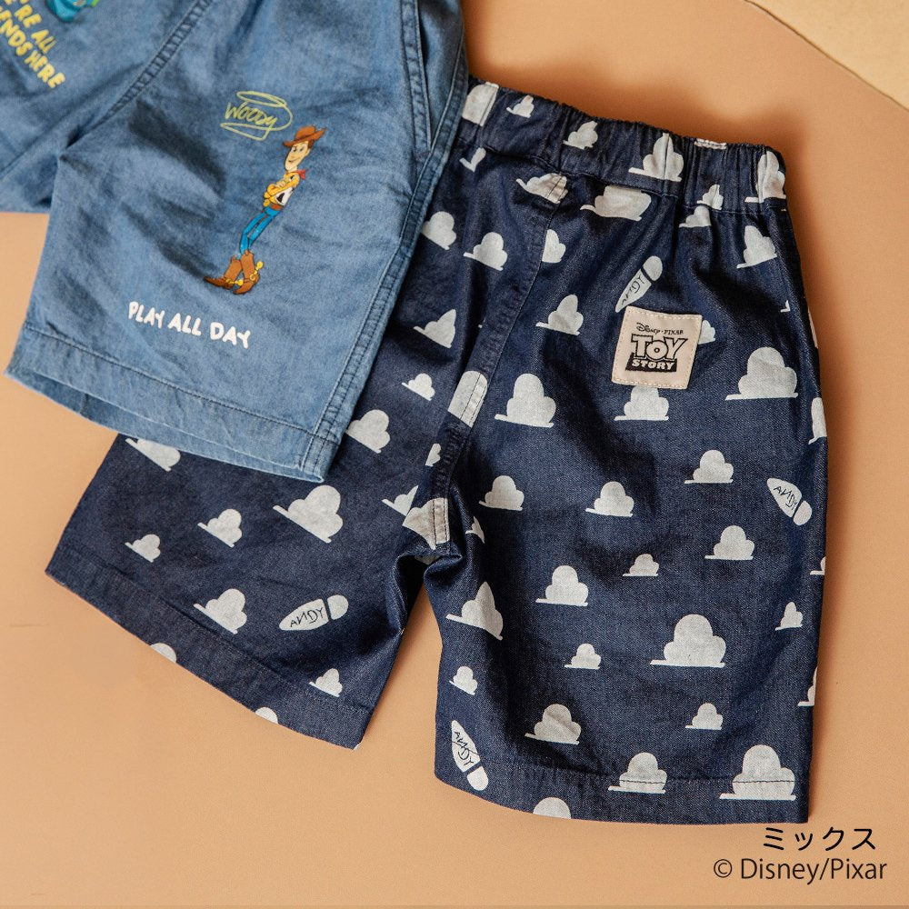 日本童裝 Branshes x Disney ToyStory 牛仔短褲 90-140cm 男童款/女童款 夏季 PANTS