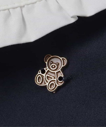 日本童裝 apres les cours x tiny bear 連第裙 90-120cm 女童款 冬季 DRESSES 面試/宴會/表演 兒童服飾