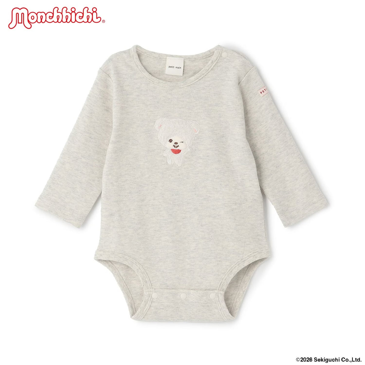 日本童裝 pe#main x Monchhichi 連衣 70-80cm 男童款/女童款 初生嬰兒 秋季 Jumpsuit