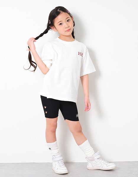 日本童裝 X-girl 豹紋LOGO背面印花上衣 80-140cm 女童款 夏季 TOPS