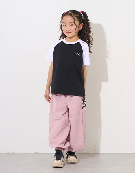 日本童裝 X-girl Stages 防水防污 工裝褲 90-140cm 女童款 春季 PANTS