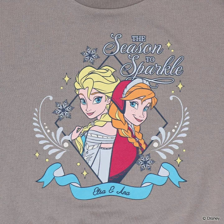 日本童裝 BDL x Disney 公主印花衛衣 100-130cm 女童款 秋季 TOPS
