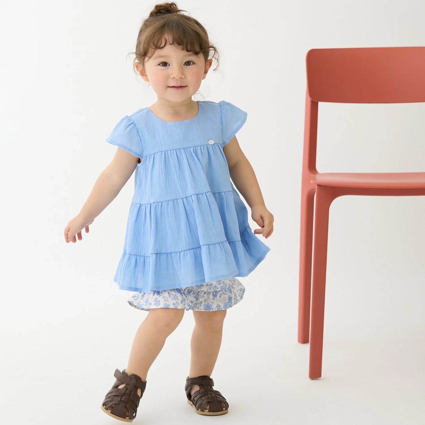 日本童裝 pe#main 水陸兩用 沙灘花邊短褲 80-130cm 女童款 PANTS 夏日玩水泳衣特輯