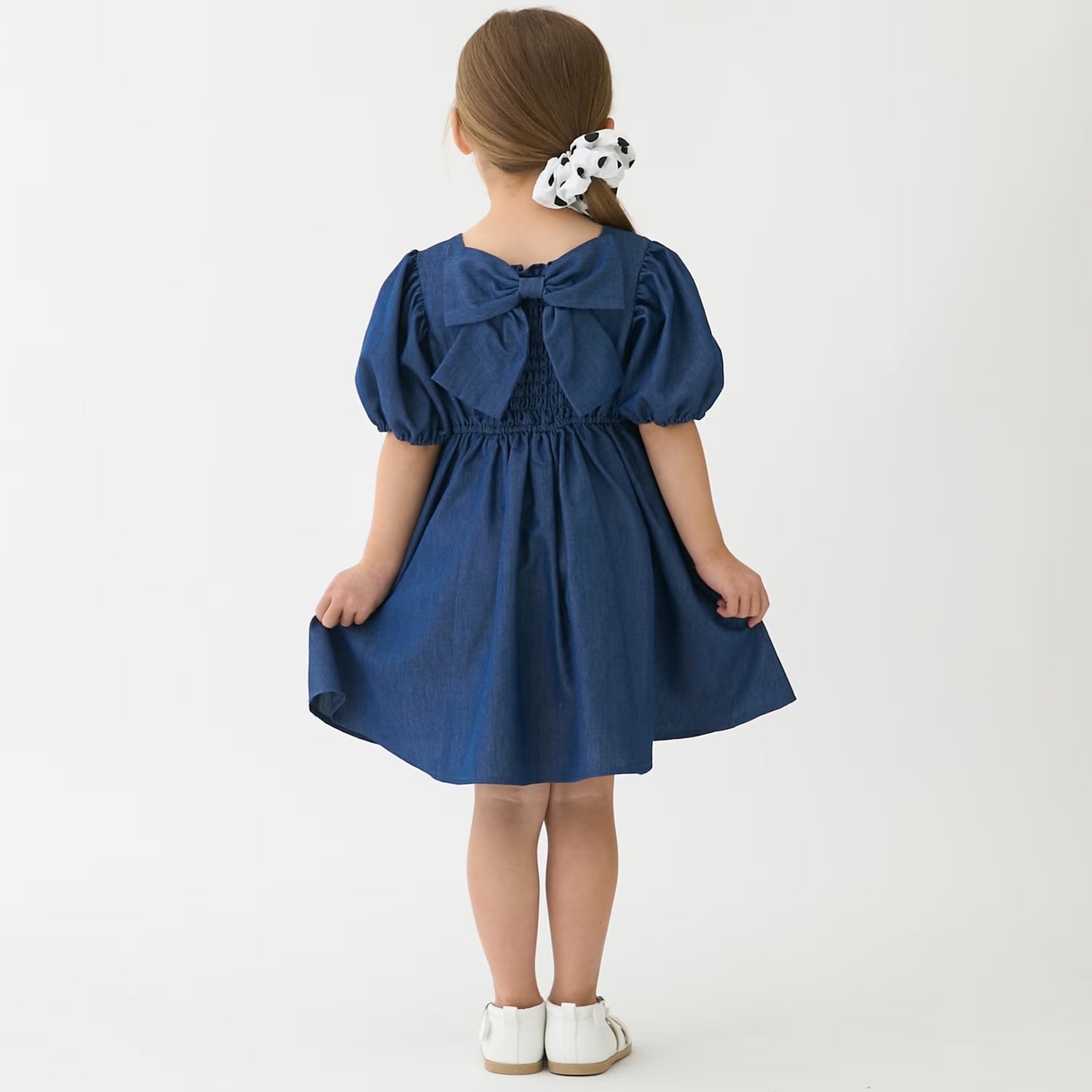 日本童裝 pe#main 泡泡袖連身裙 80-130cm 女童款 夏季 DRESSES