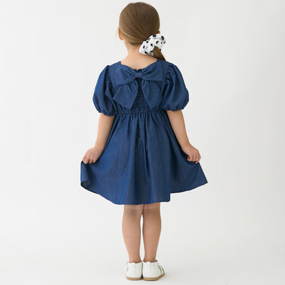 日本童裝 pe#main 泡泡袖連身裙 80-130cm 女童款 夏季 DRESSES
