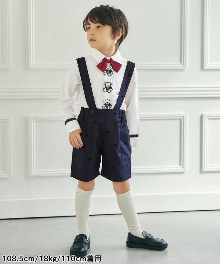 日本童裝 apres les cours x tiny bear 襯衫 90-120cm 男童款 冬季 TOPS 面試/宴會/表演 兒童服飾