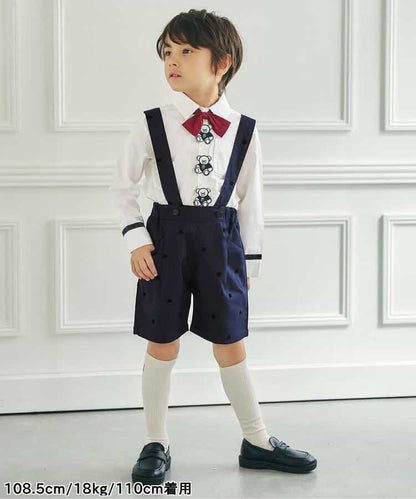 日本童裝 apres les cours x tiny bear 襯衫 90-120cm 男童款 冬季 TOPS 面試/宴會/表演 兒童服飾