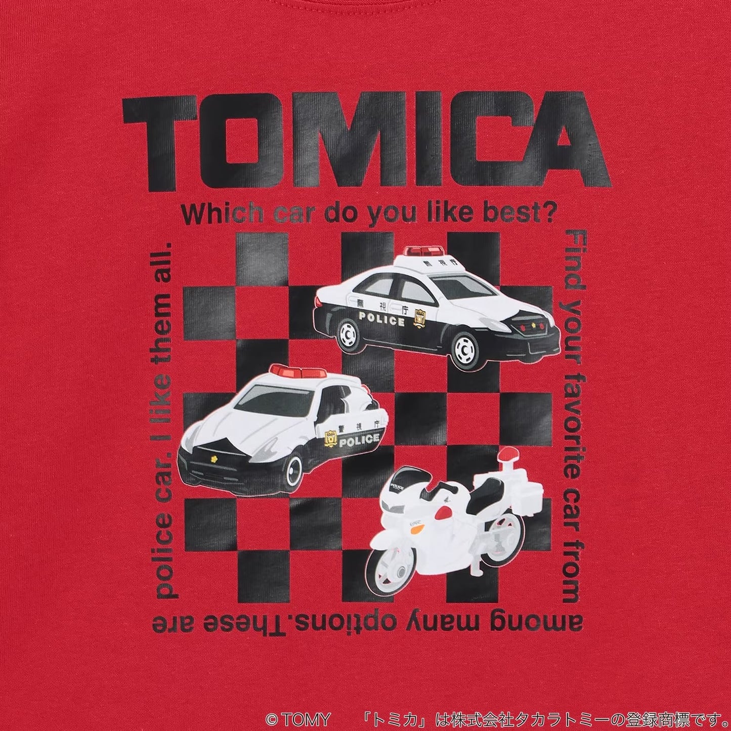 日本童裝 b・R# x Tomica 印花上衣 90-130cm 男童款 秋季 TOPS