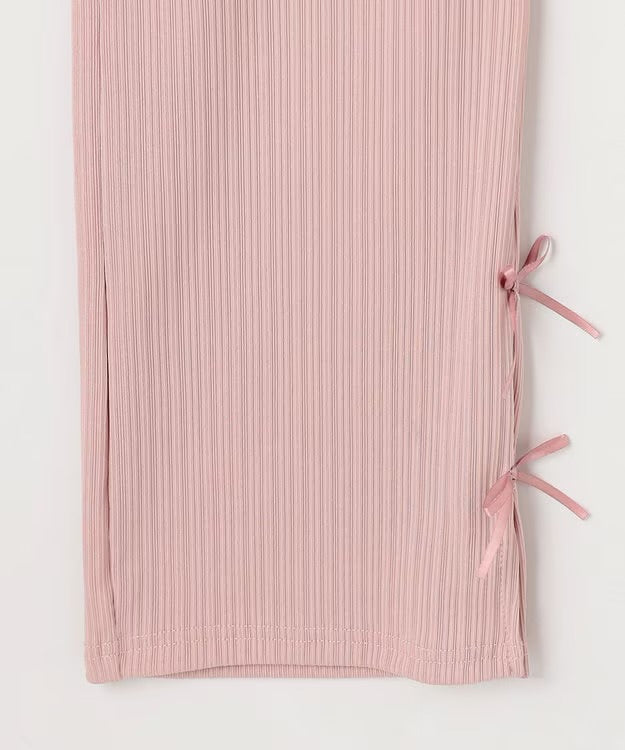 日本童裝 aF#a325 接觸冷感 羅紋寬喇叭褲 110-150cm 女童款 夏季 PANTS