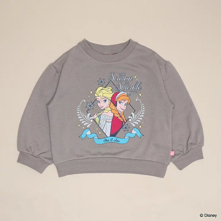 日本童裝 BDL x Disney 公主印花衛衣 100-130cm 女童款 秋季 TOPS