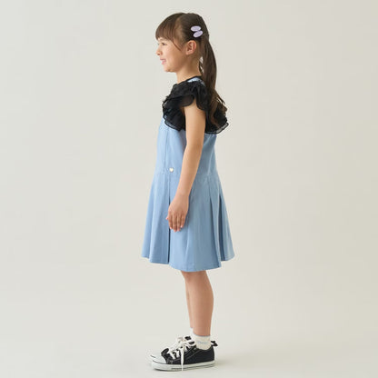 Japanese children's clothing Ly# mine tank top and shorts set 100-150cm girls summer TOPS PANTS 