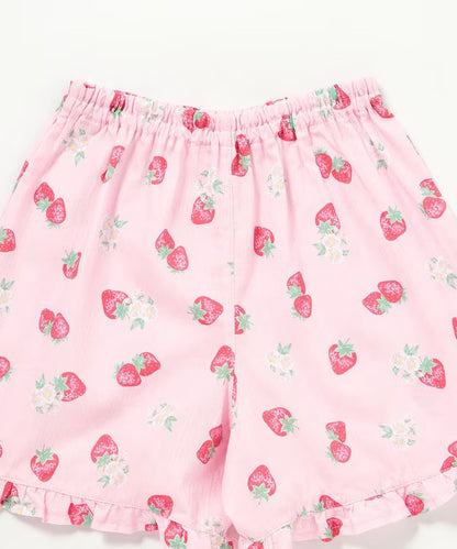 日本童裝 aF#a325 日本甚平 日本和服 90-130cm 女童款 夏季 TOPS PANTS 日本夏祭慶典特輯