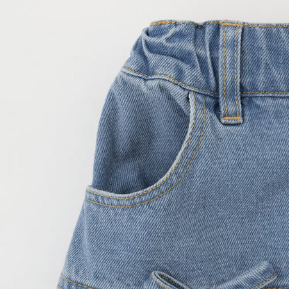 日本童裝 Ly# mine 牛仔百摺裙 100-140cm 女童款 秋季 SKIRTS