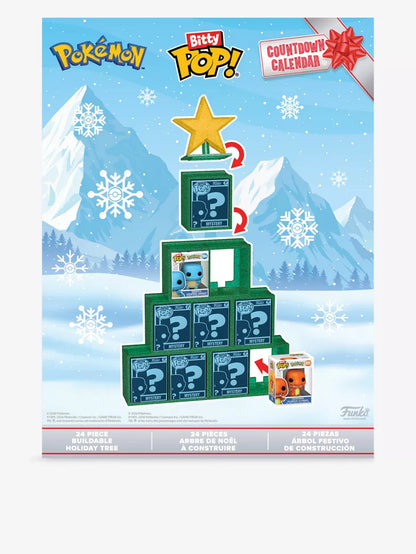 日英美直送 FUNKO Bitty Pop! Pokémon 24-Day Countdown Advent Calendar 聖誕倒數日曆 大人款/兒童款 聖誕快樂特輯 不參與$900免運 滿$900可加$25免運到順豐站/智能櫃 Christmas Advent Calendars 2026
