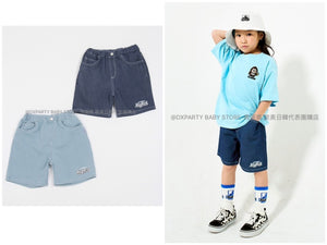 日本童裝 XLARGE KIDS 清爽網狀牛仔短褲 80-140cm 女童款/男童款 夏季 PANTS