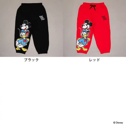 日本童裝 BDL x Disney 運動長褲 80-140cm 男童款/女童款 秋季 PANTS 聖誕紅/新年紅