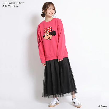 日本童裝 BDL x Disney 親子裝 印花衛衣 S-XL 大人款 秋季 TOPS 聖誕紅/新年紅