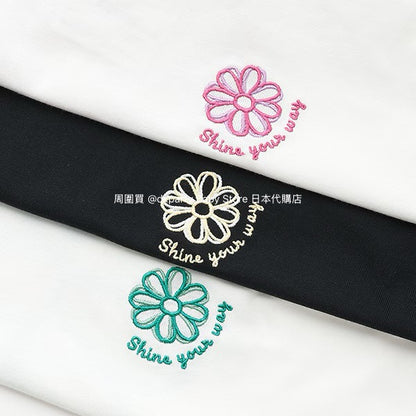 Lovetoxic Japanese children's clothing quick-drying embroidered top 140-170cm girls summer TOPS 