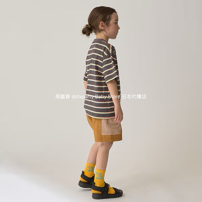 Japanese children's clothing mini#ML waterproof series sports shorts 90-140cm boys'/girls' summer PANTS 
