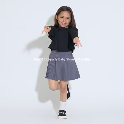 Japanese children's clothing Ly# mine thin top and camisole set 100-150cm girls summer TOPS 