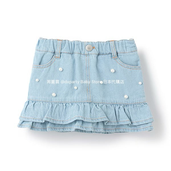 Japanese children's clothing pe#main lace short skirt 80-130cm girls summer SKIRTS 