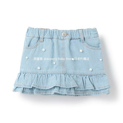 Japanese children's clothing pe#main lace short skirt 80-130cm girls summer SKIRTS 