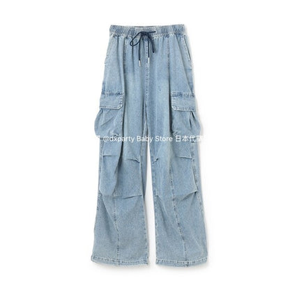 Lovetoxic Cold-Sensitive Denim Pants (140-170cm) for Girls (Summer) 