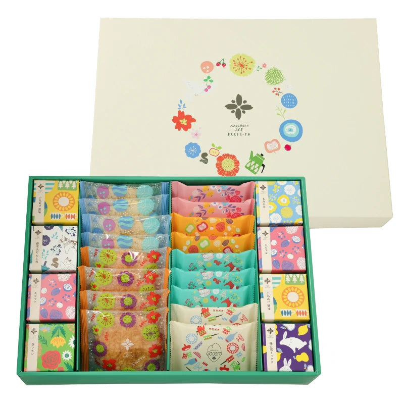 日本直送 麻布十番Cocoro 七彩精選米菓禮盒 15/25個入 新年行運發財特輯 Happy New Year 馬年 限定手信