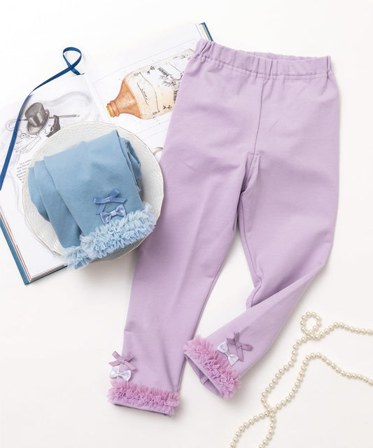 Japanese children's clothing panpantutu chiffon leggings 80-130cm girls summer PANTS 