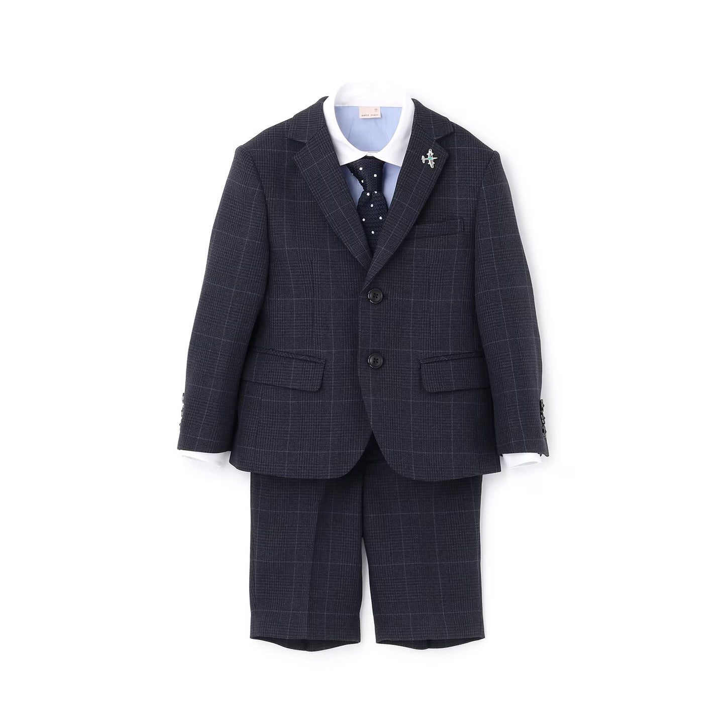 日本童裝 pe#main 禮服三件套裝 110-130cm 男童款 冬季 OUTERWEAR TOPS PANTS 面試/宴會/表演