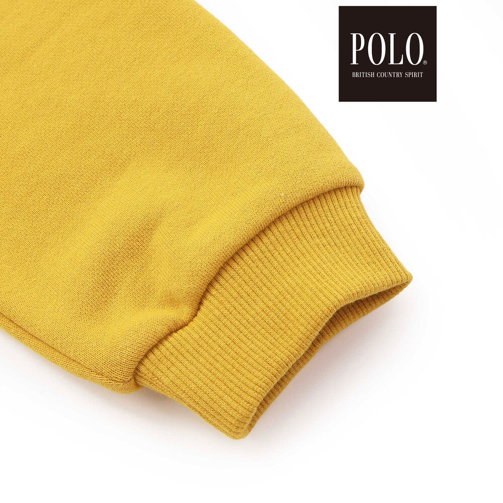 日本童裝  SLAP SLIP x POLO BCS 毛氈貼花衛衣 80-130cm 男童款/女童款 秋季 TOPS
