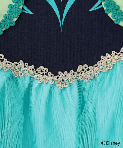 日本童裝 aF#a325 x Disney FROZEN Anna連身裙 90-140cm 女童款 夏季 DRESSES