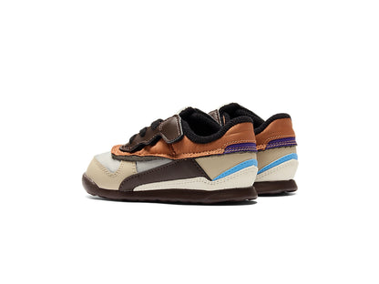 日本直送 日版ADMIX RUNNER KIDS OYSTER GREY/LICORICE BROWN 12-16cm 鞋系列