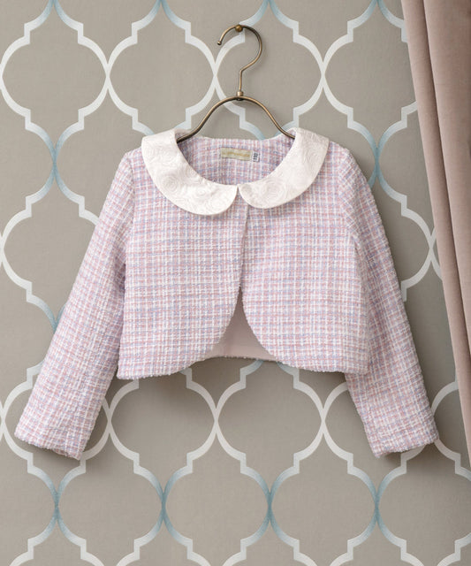 日本童裝 panpantutu 小香風粗呢外套 100-130cm 女童款 夏季 OUTERWEAR 面試/宴會/表演