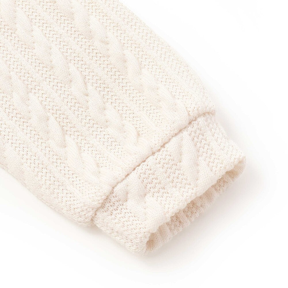 日本童裝  SLAP SLIP 針織袖兔子士多啤梨刺繡衛衣 80-130cm 女童款 冬季 TOPS