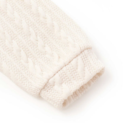日本童裝  SLAP SLIP 針織袖兔子士多啤梨刺繡衛衣 80-130cm 女童款 冬季 TOPS