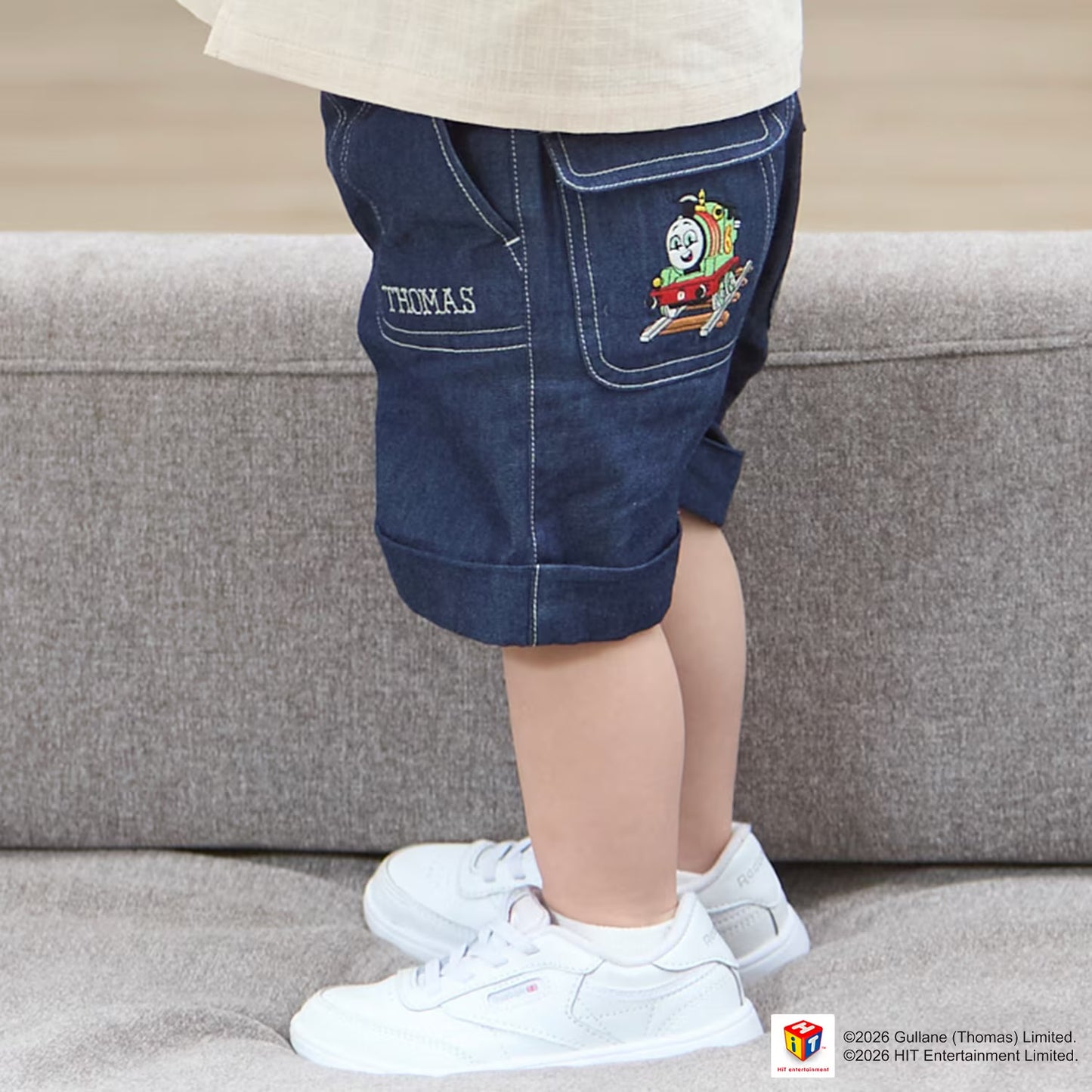 日本童裝 pe#main x Thomas 休閒短褲 80-130cm 男童款 夏季 PANTS