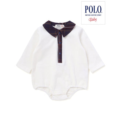 日本童裝  SLAP SLIP x POLO BCS polo連衣及吊帶連體褲套裝 70-80cm 男童款 初生嬰兒 秋季 Jumpsuit