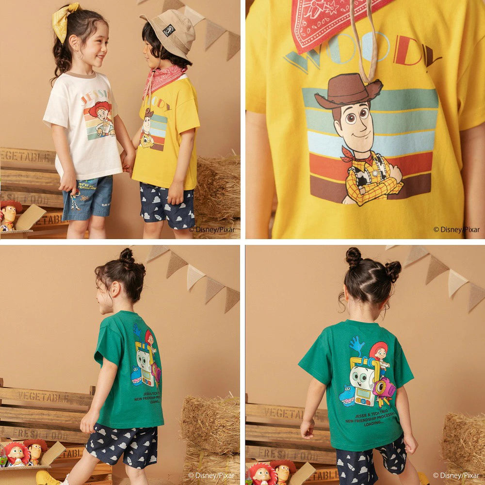 日本童裝 Branshes x Disney ToyStory 印花上衣 90-140cm 男童款/女童款 夏季 TOPS