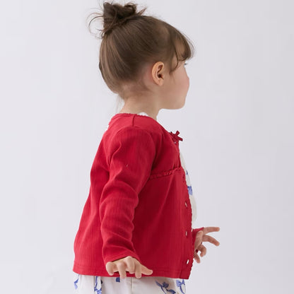 日本童裝 pe#main 防UV 針織外套 80-130cm 女童款 夏季 OUTERWEAR