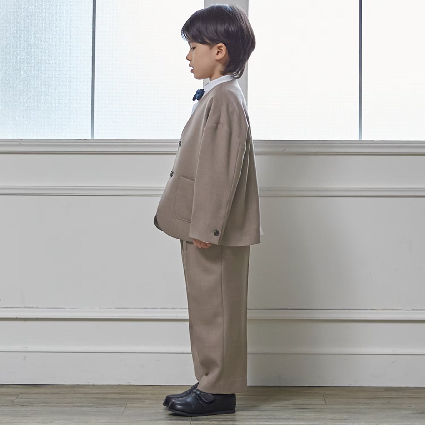 日本童裝 pe#main 禮服三件套裝 110-130cm 男童款 冬季 OUTERWEAR TOPS PANTS 面試/宴會/表演 【日本預售：2026年2月中旬】