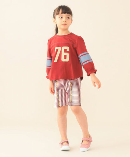 日本童裝 BE#AMS mini  五分長緊身褲 80-130cm 男童款/女童款 夏季 PANTS