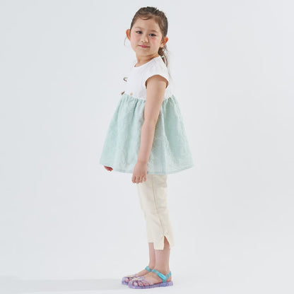 Japanese children's clothing Ly# mine tank top and shorts set 100-150cm girls summer TOPS PANTS 