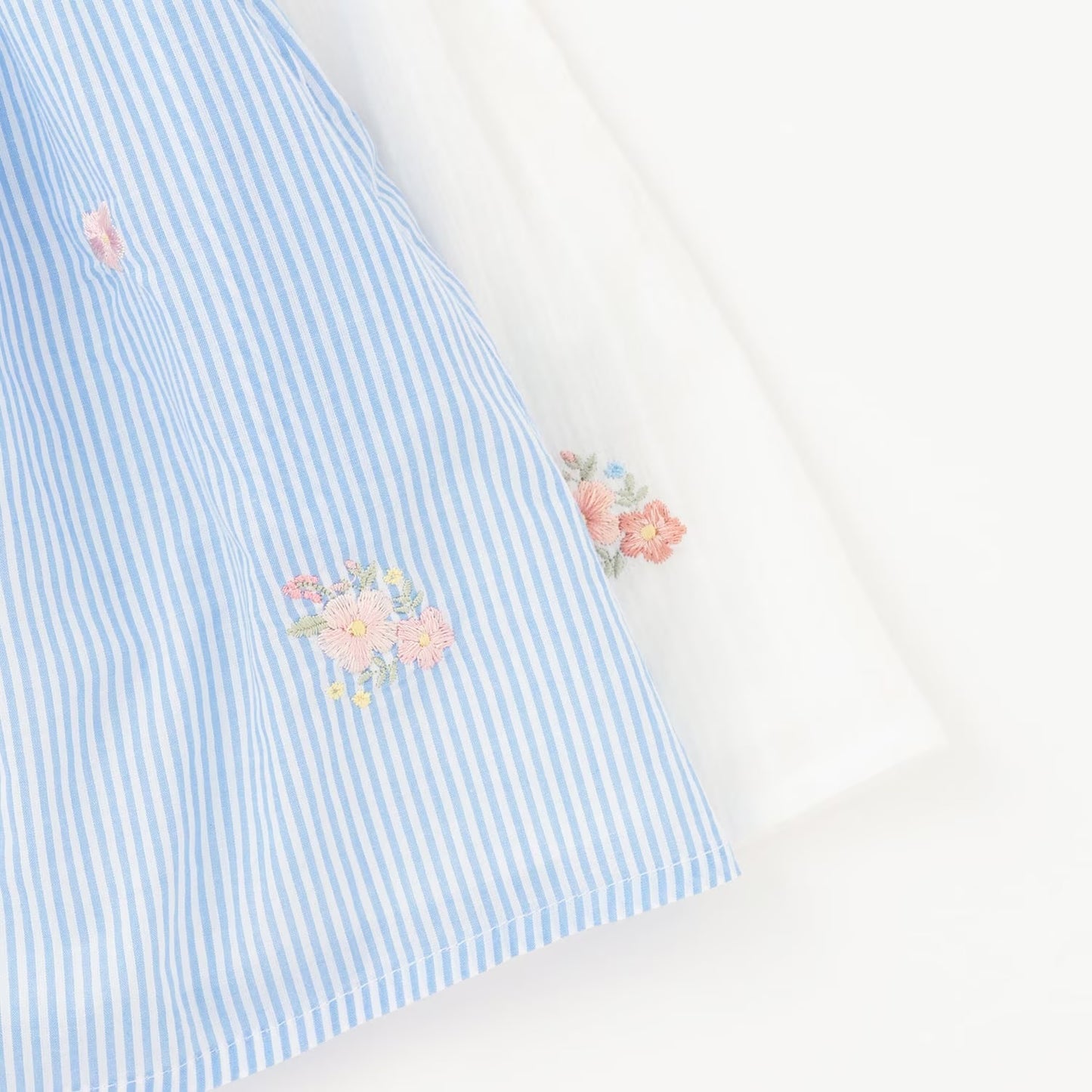 日本童裝 pe#main x 【Sanrio】刺繡圖案連身裙 90-130cm 女童款 夏季 DRESSES